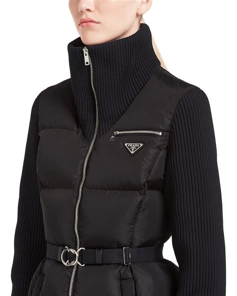 prada puffer coat sale|prada puffer coat women's.